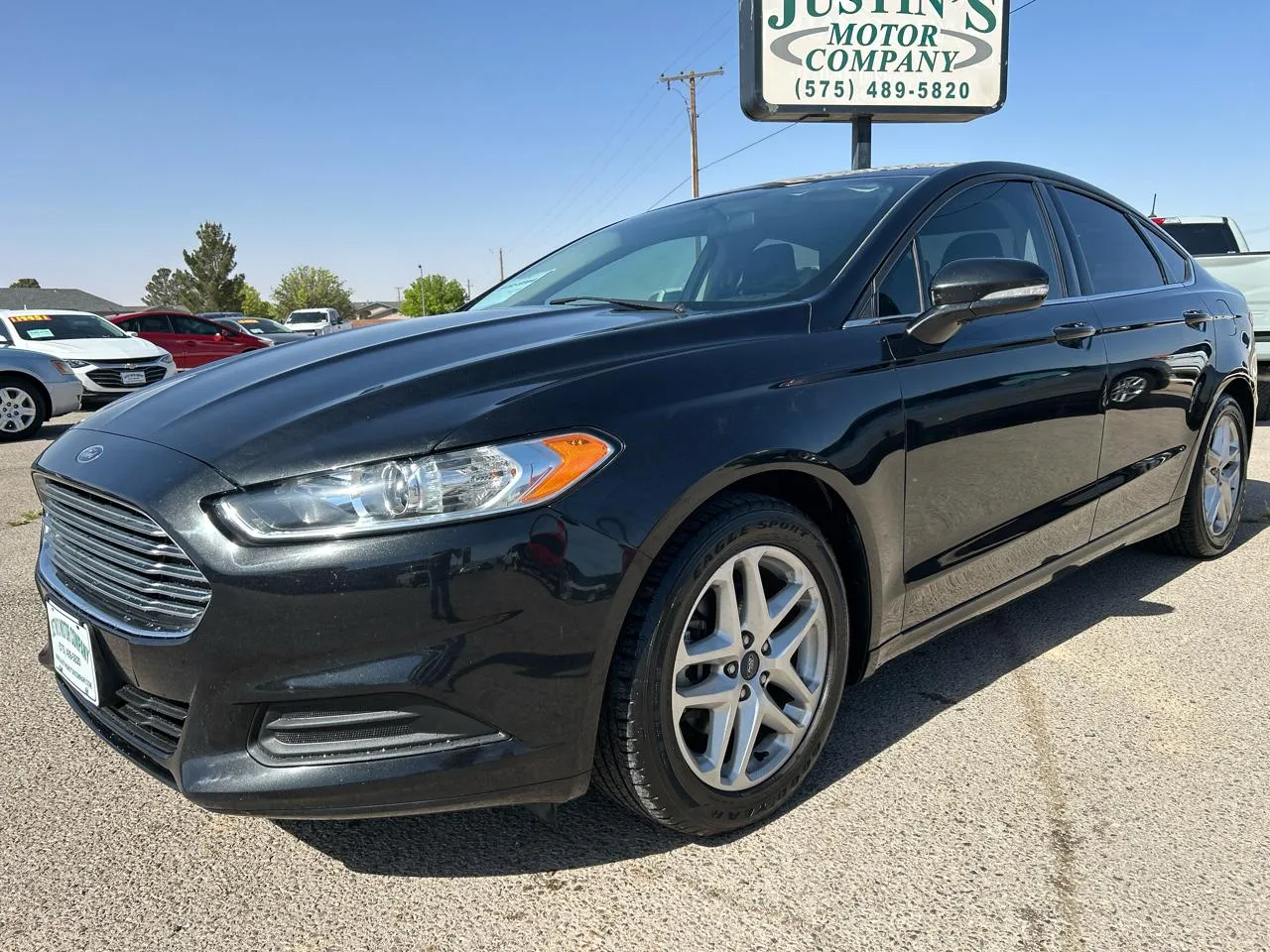 Black 2015 FORD FUSION SE for sale in Alamogordo, NM
