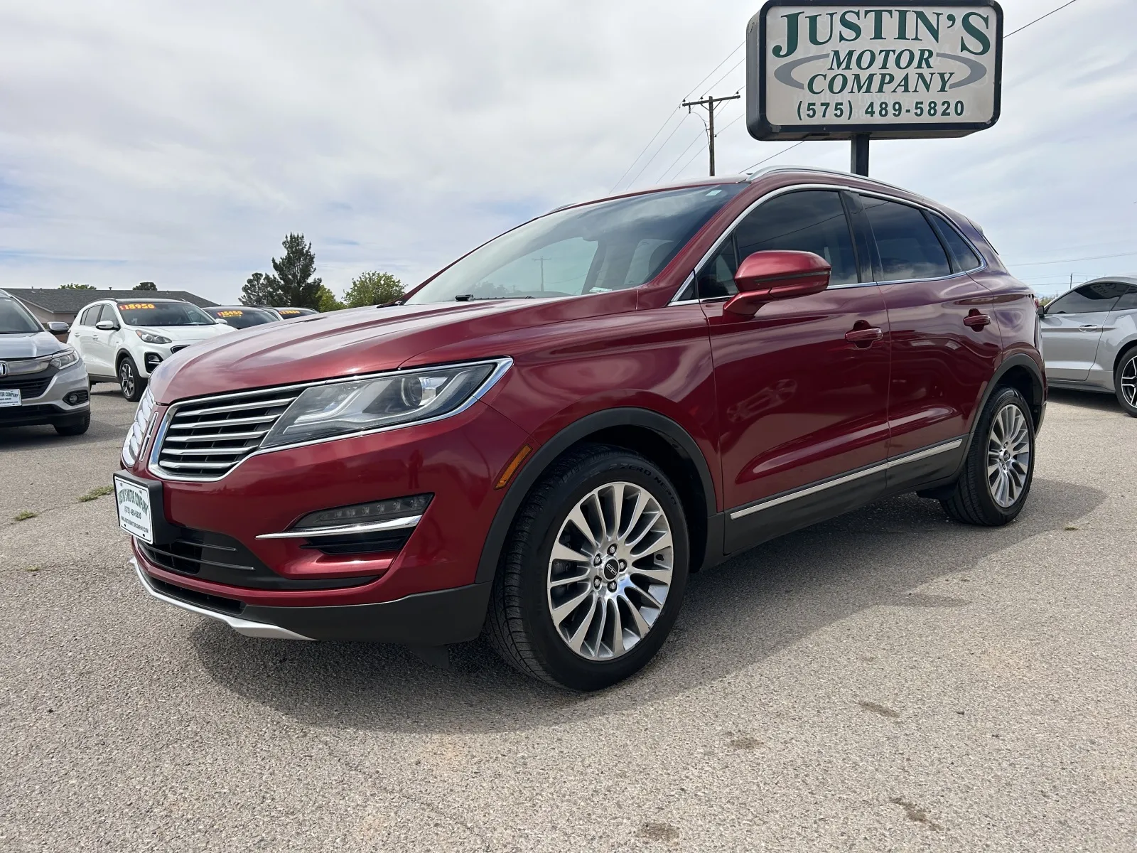 Red 2016 LINCOLN MKC RESERVE for sale in Alamogordo, NM