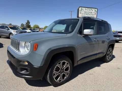 Gray 2017 JEEP RENEGADE LIMITED for sale in Alamogordo, NM