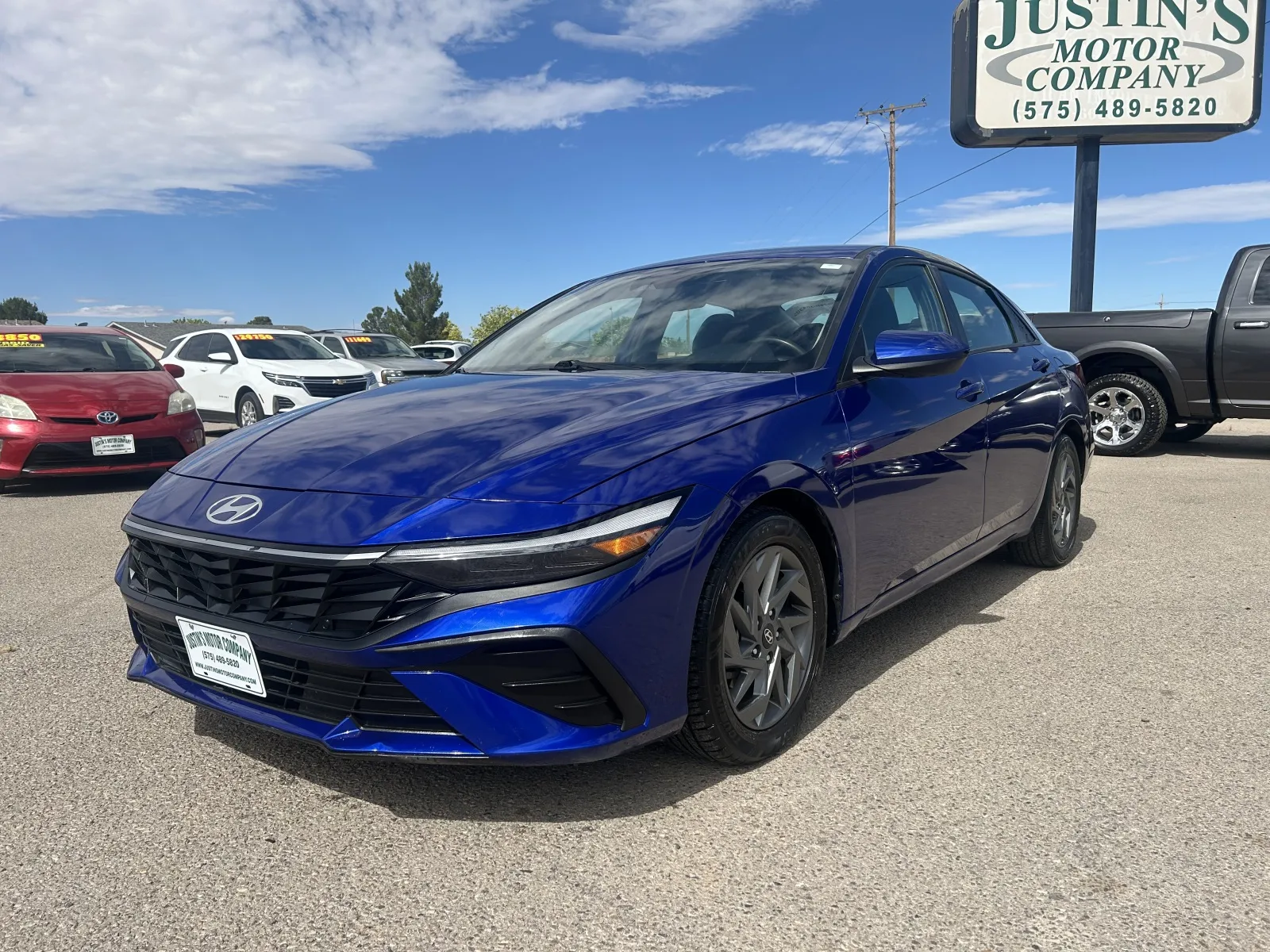 Blue 2024 HYUNDAI ELANTRA SEL for sale in Alamogordo, NM