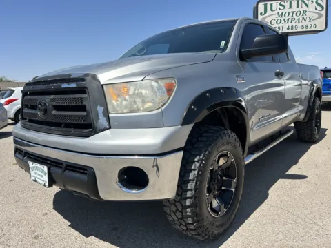 Silver 2012 TOYOTA TUNDRA DOUBLE CAB SR5 for sale in Alamogordo, NM