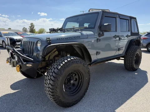Gray 2014 JEEP WRANGLER UNLIMI RUBICON for sale in Alamogordo, NM