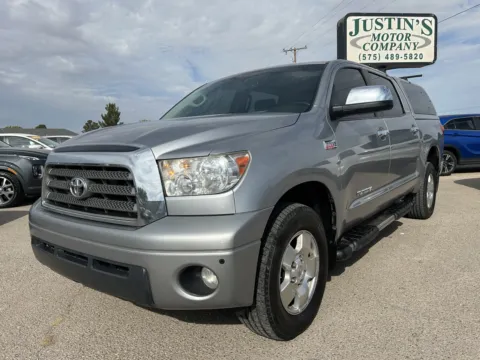 Silver 2008 TOYOTA TUNDRA CREWMAX LIMITED for sale in Alamogordo, NM
