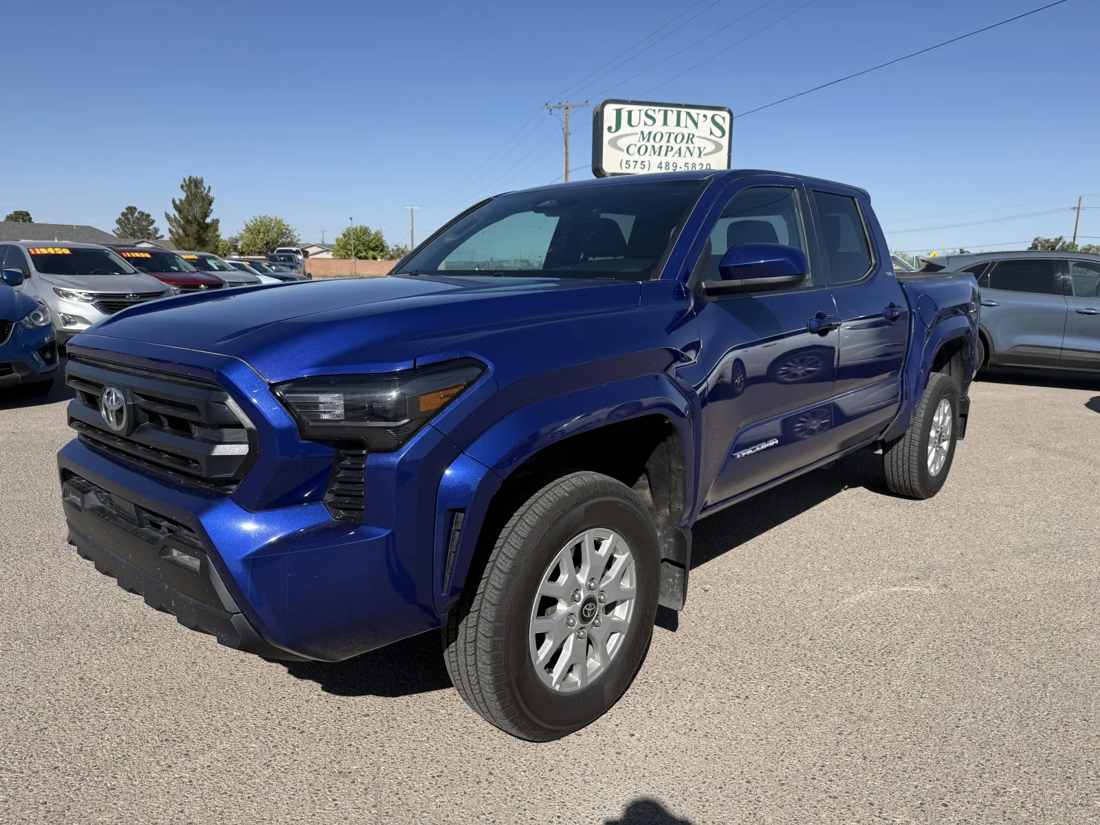 Blue 2025 TOYOTA TACOMA DOUBLE CAB SR5 for sale in Alamogordo, NM
