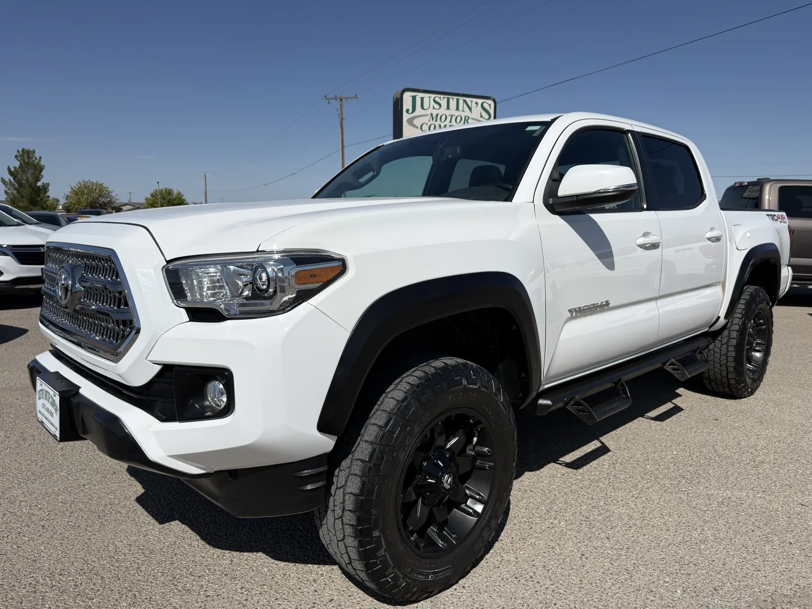 White 2016 TOYOTA TACOMA DOUBLE CAB for sale in Alamogordo, NM