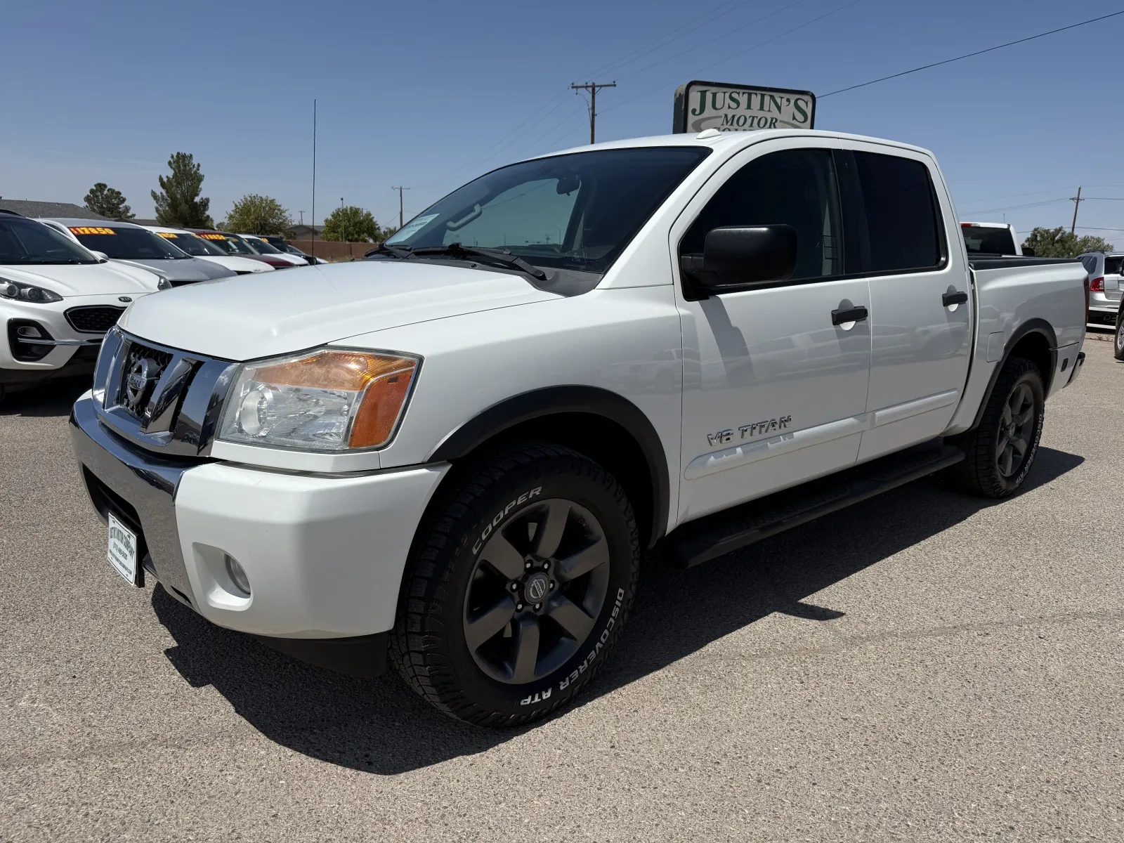 White 2015 NISSAN TITAN SV for sale in Alamogordo, NM