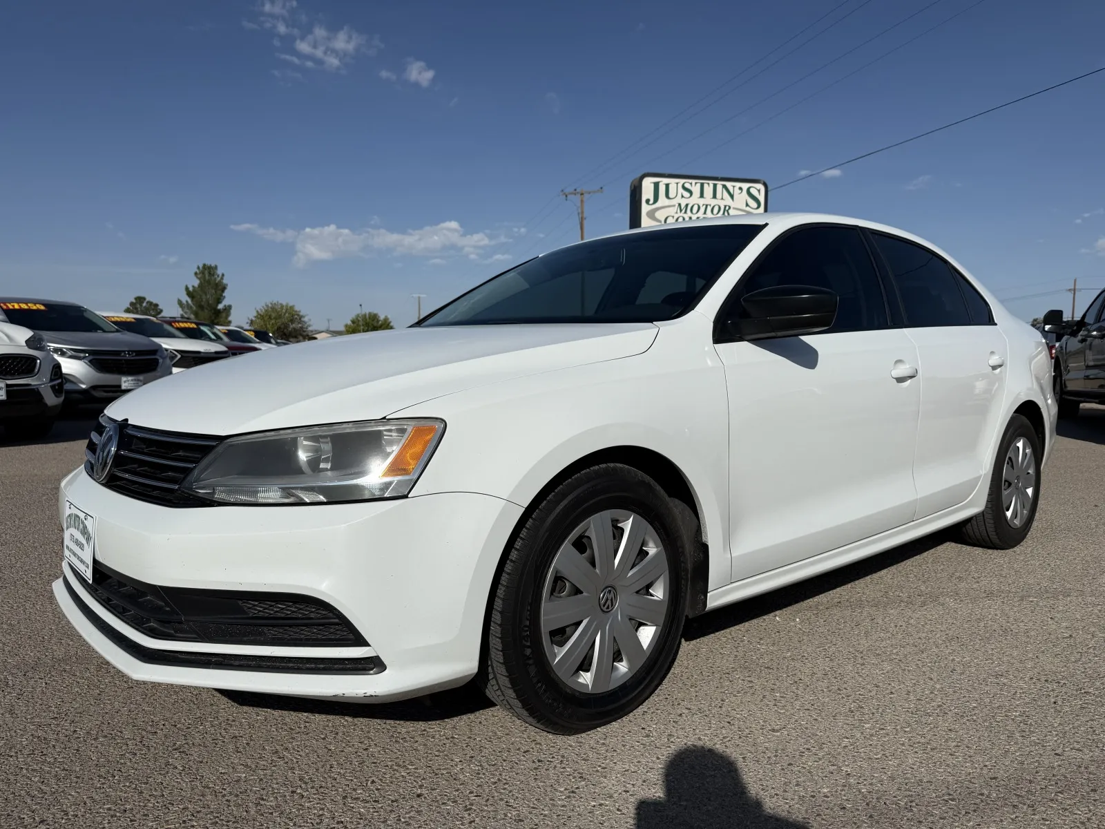 White 2016 VOLKSWAGEN JETTA S for sale in Alamogordo, NM