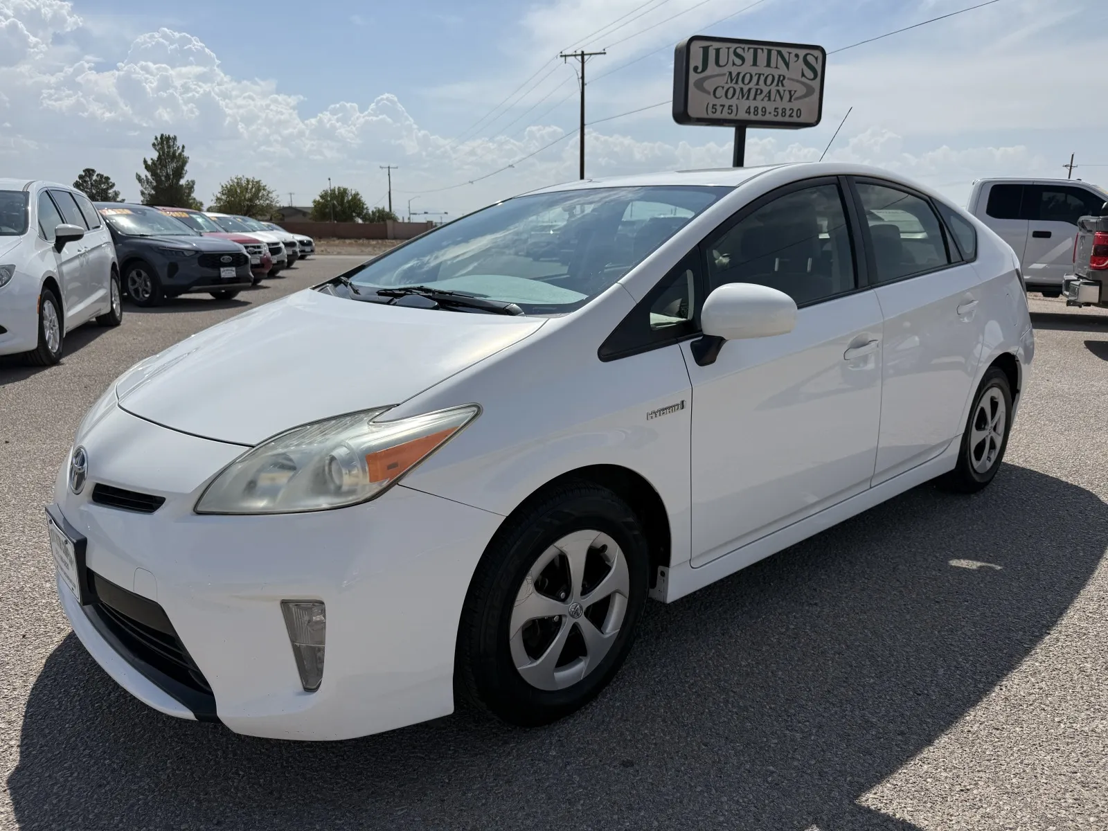 White 2013 TOYOTA PRIUS for sale in Alamogordo, NM