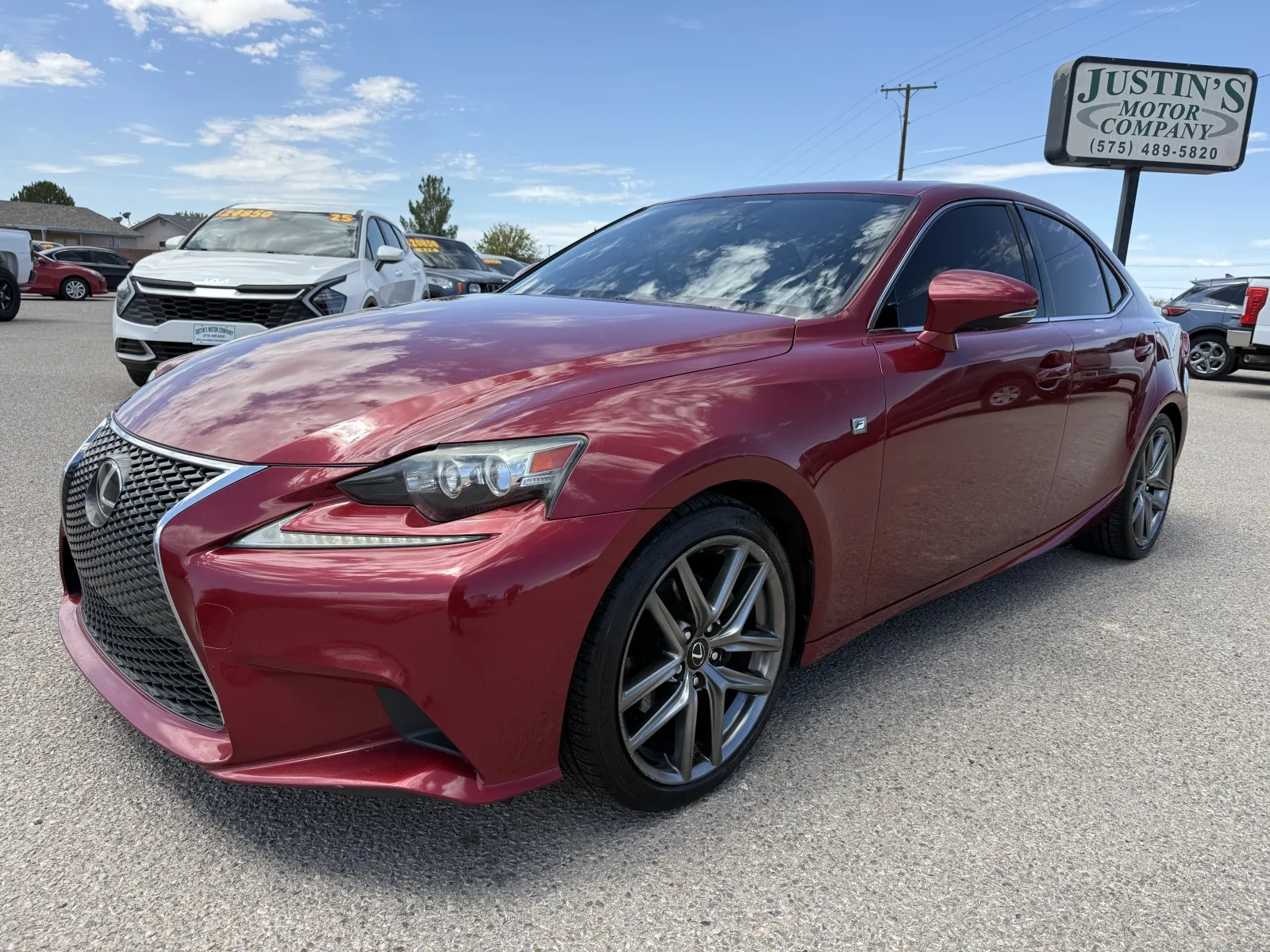 Red 2014 LEXUS IS 250 for sale in Alamogordo, NM