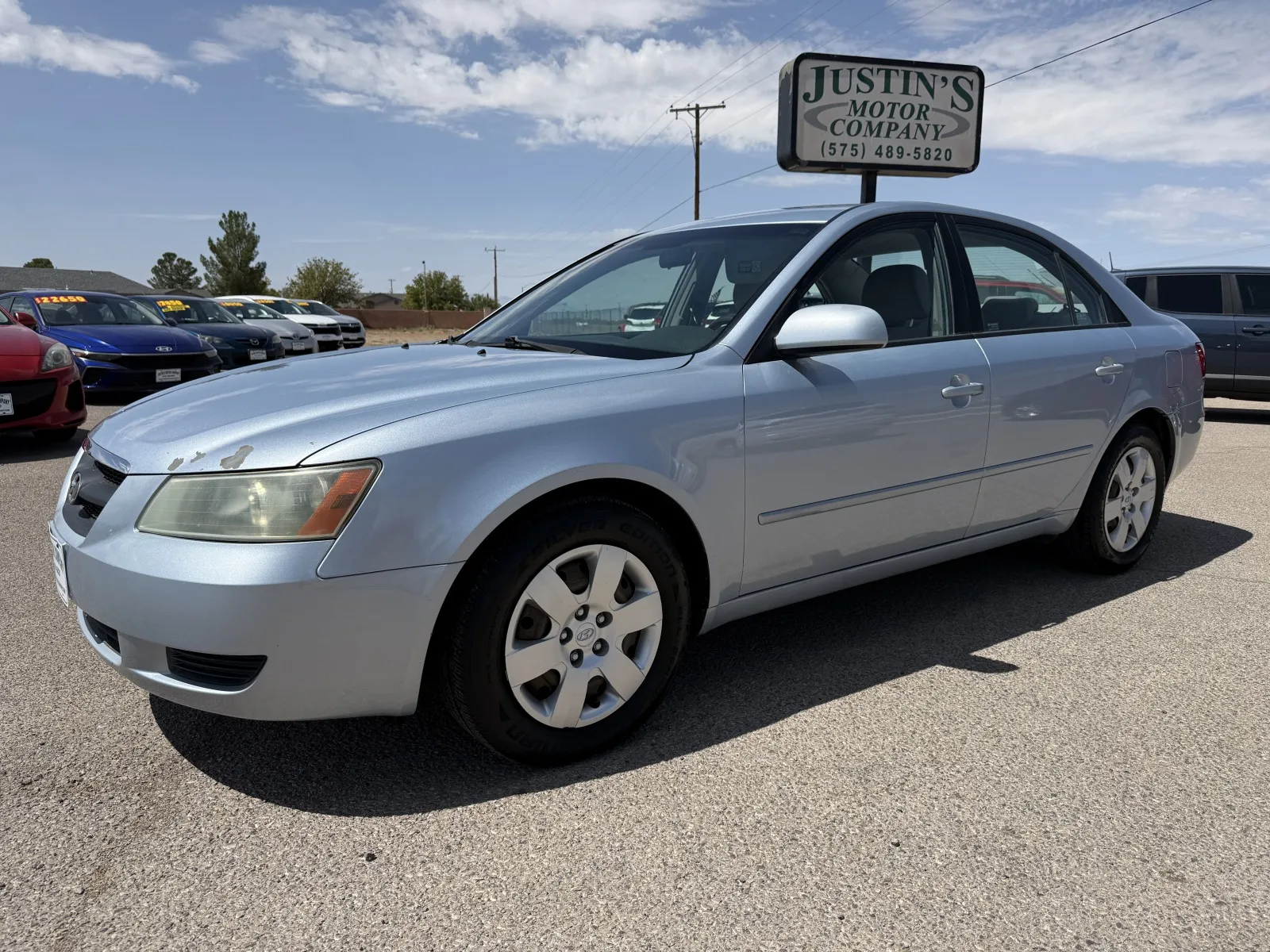 Blue 2007 HYUNDAI SONATA GLS for sale in Alamogordo, NM