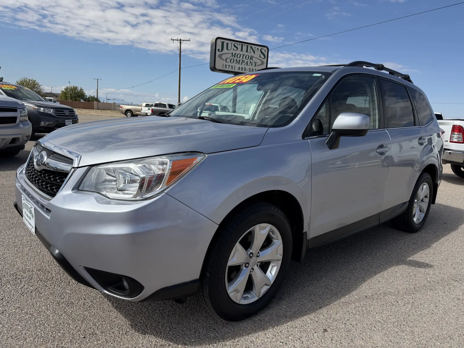 Silver 2014 SUBARU FORESTER 2.5I LIMITED for sale in Alamogordo, NM