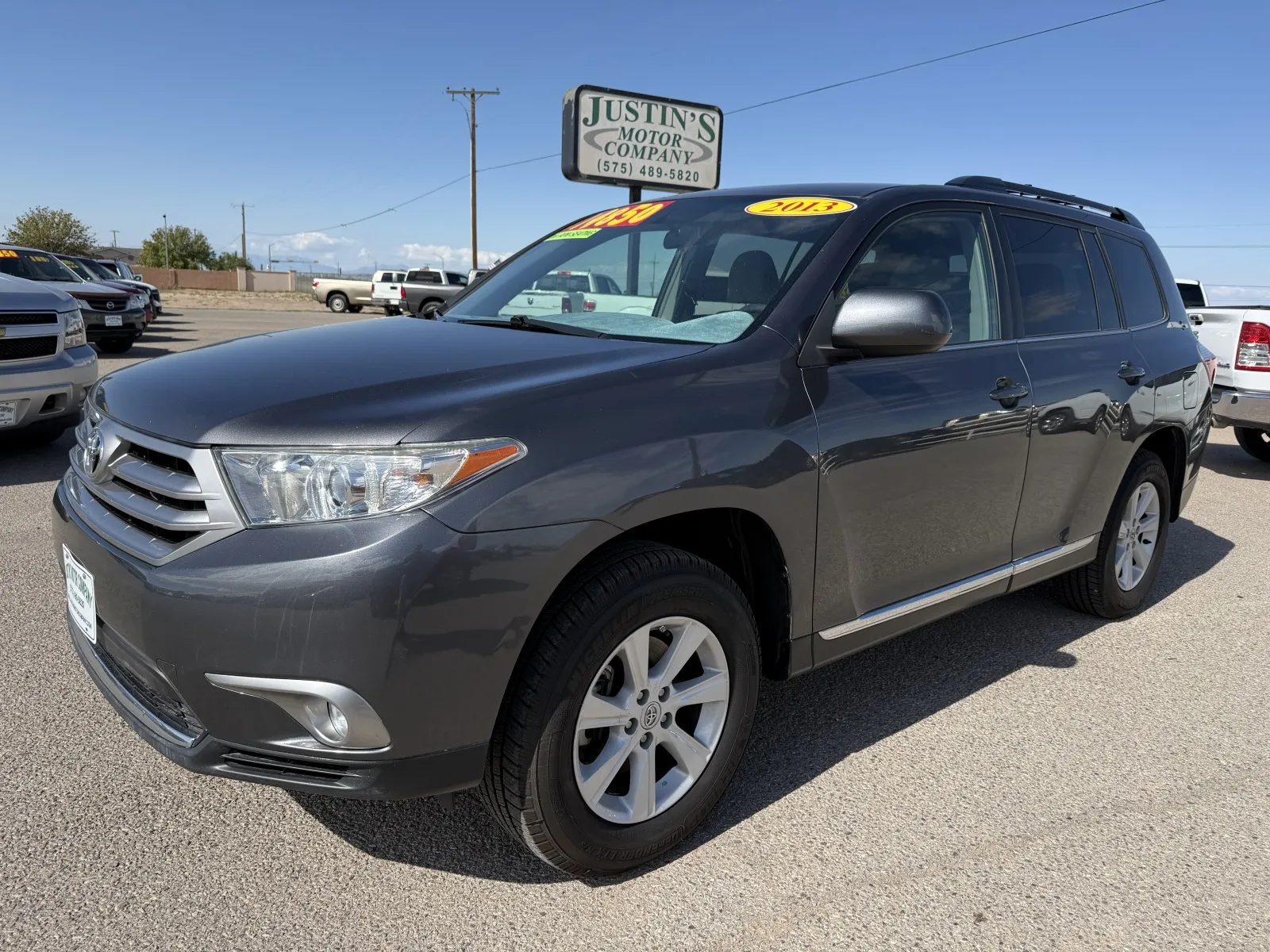 Gray 2013 TOYOTA HIGHLANDER BASE for sale in Alamogordo, NM