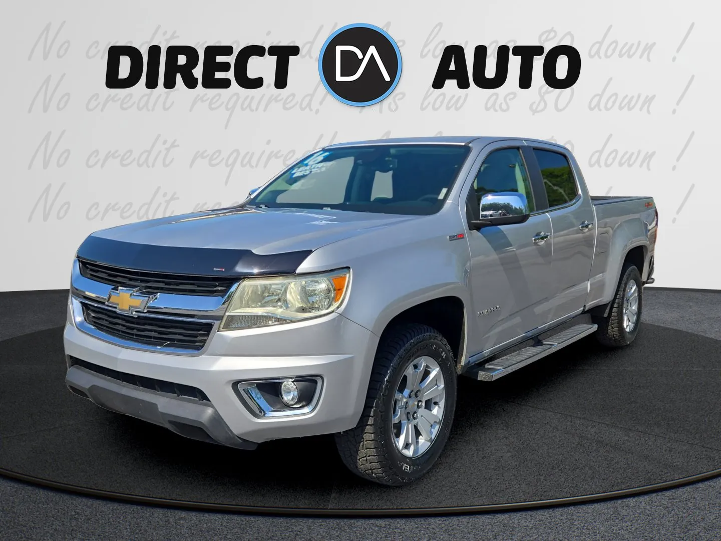 Silver 2016 Chevrolet Colorado 4WD LT for sale in Biloxi, MS