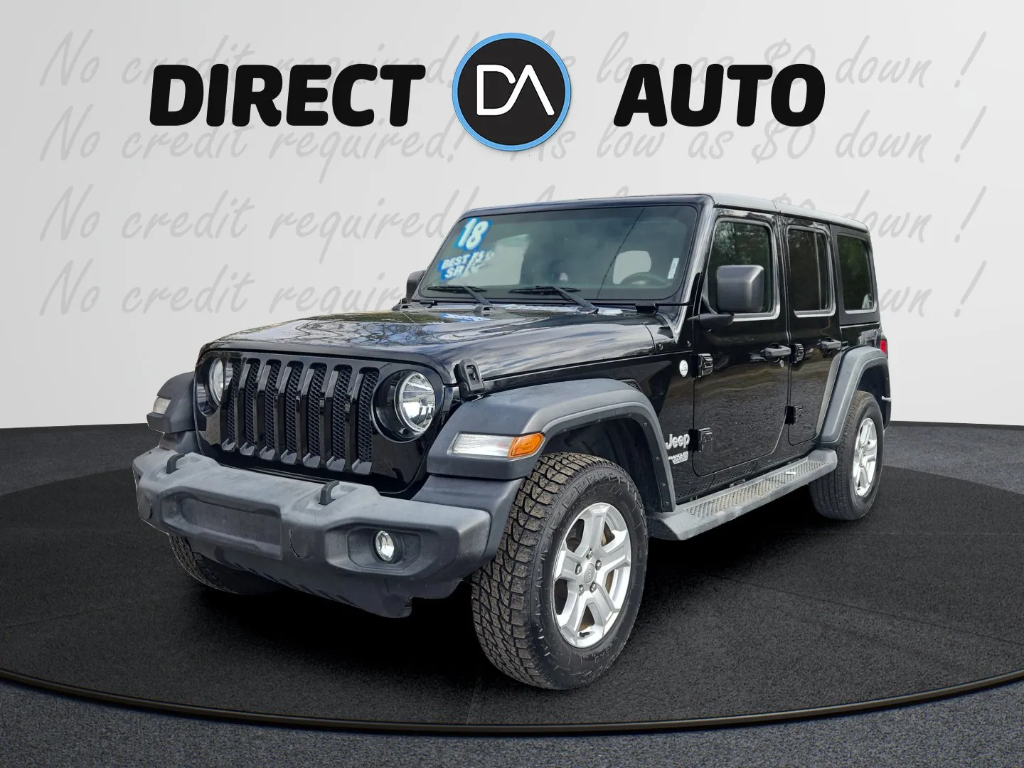 Black 2018 Jeep Wrangler Unlimited Sport S for sale in Biloxi, MS