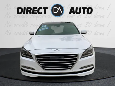 White 2016 Hyundai Genesis 3.8L for sale in Biloxi, MS