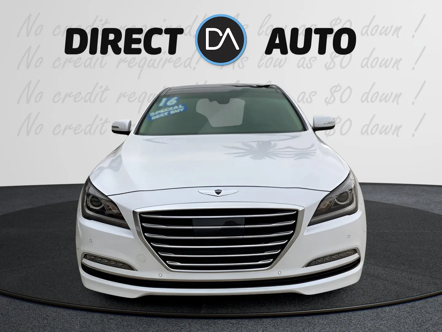 White 2016 Hyundai Genesis 3.8L for sale in Biloxi, MS