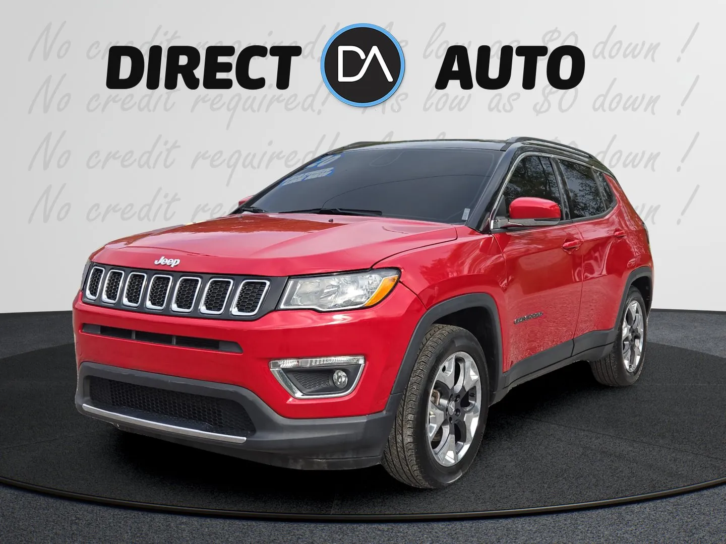 Red 2020 Jeep Compass Limited for sale in Biloxi, MS