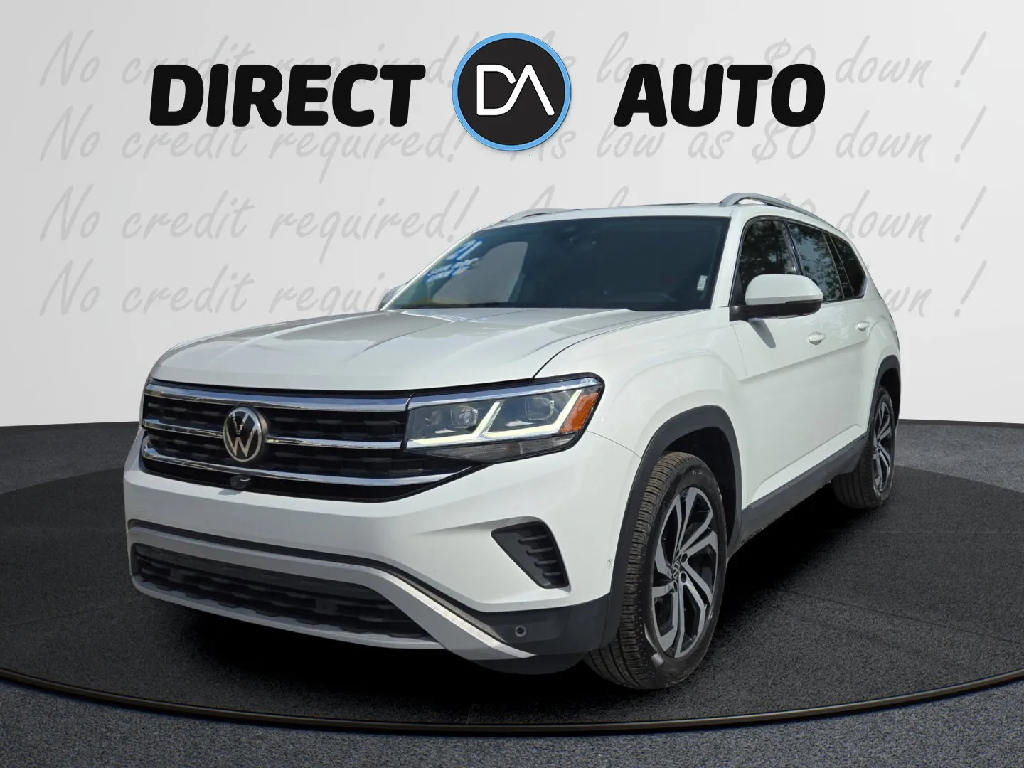 White 2021 Volkswagen Atlas 2.0T SEL Premium for sale in Biloxi, MS