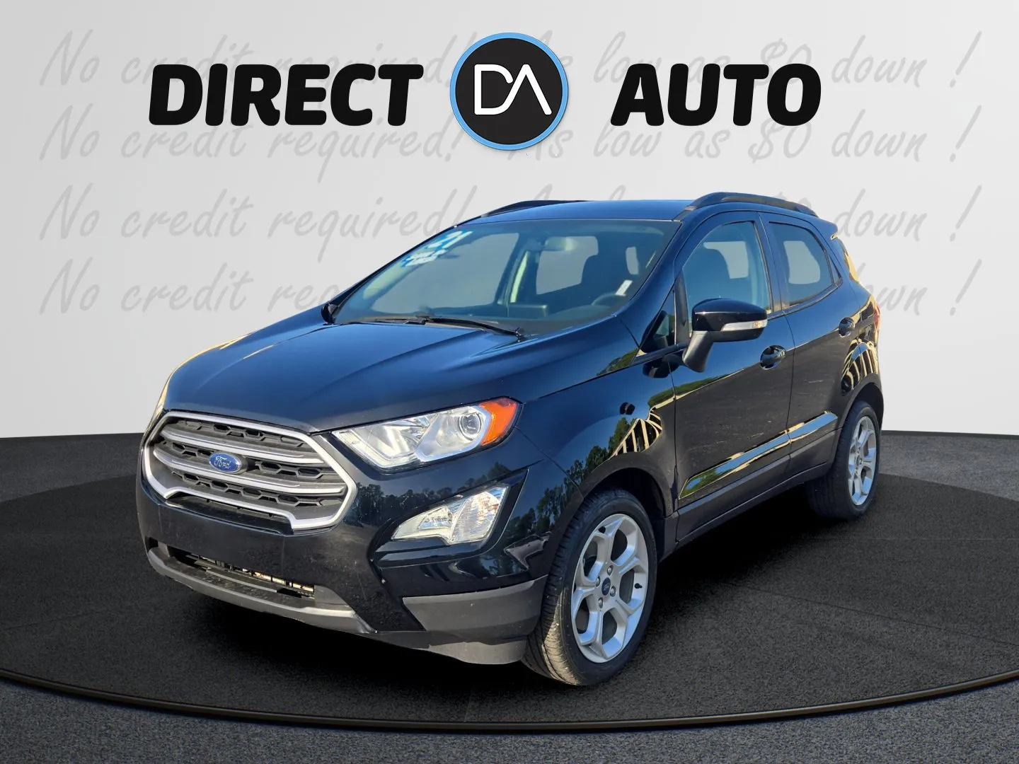 Black 2021 Ford EcoSport SE for sale in Biloxi, MS