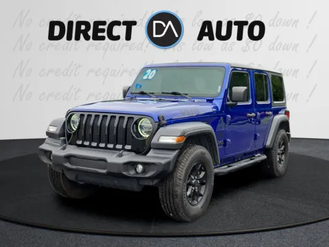 Blue 2020 Jeep Wrangler Unlimited Willys for sale in Biloxi, MS