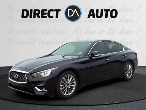 Black 2022 INFINITI Q50 LUXE for sale in Biloxi, MS