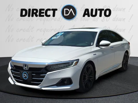 White 2022 Honda Accord Hybrid Touring for sale in Biloxi, MS