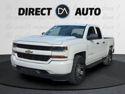 White 2018 Chevrolet Silverado 1500 Custom for sale in Biloxi, MS