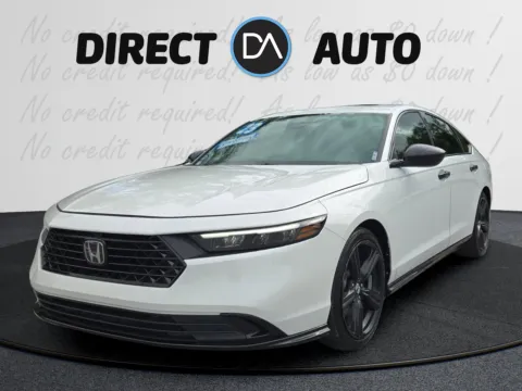 White 2023 Honda Accord Hybrid Sport-L for sale in Biloxi, MS