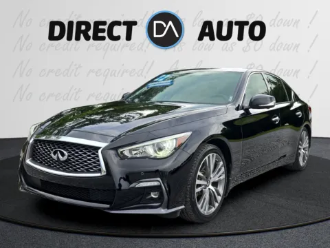 Black 2022 INFINITI Q50 SENSORY for sale in Biloxi, MS