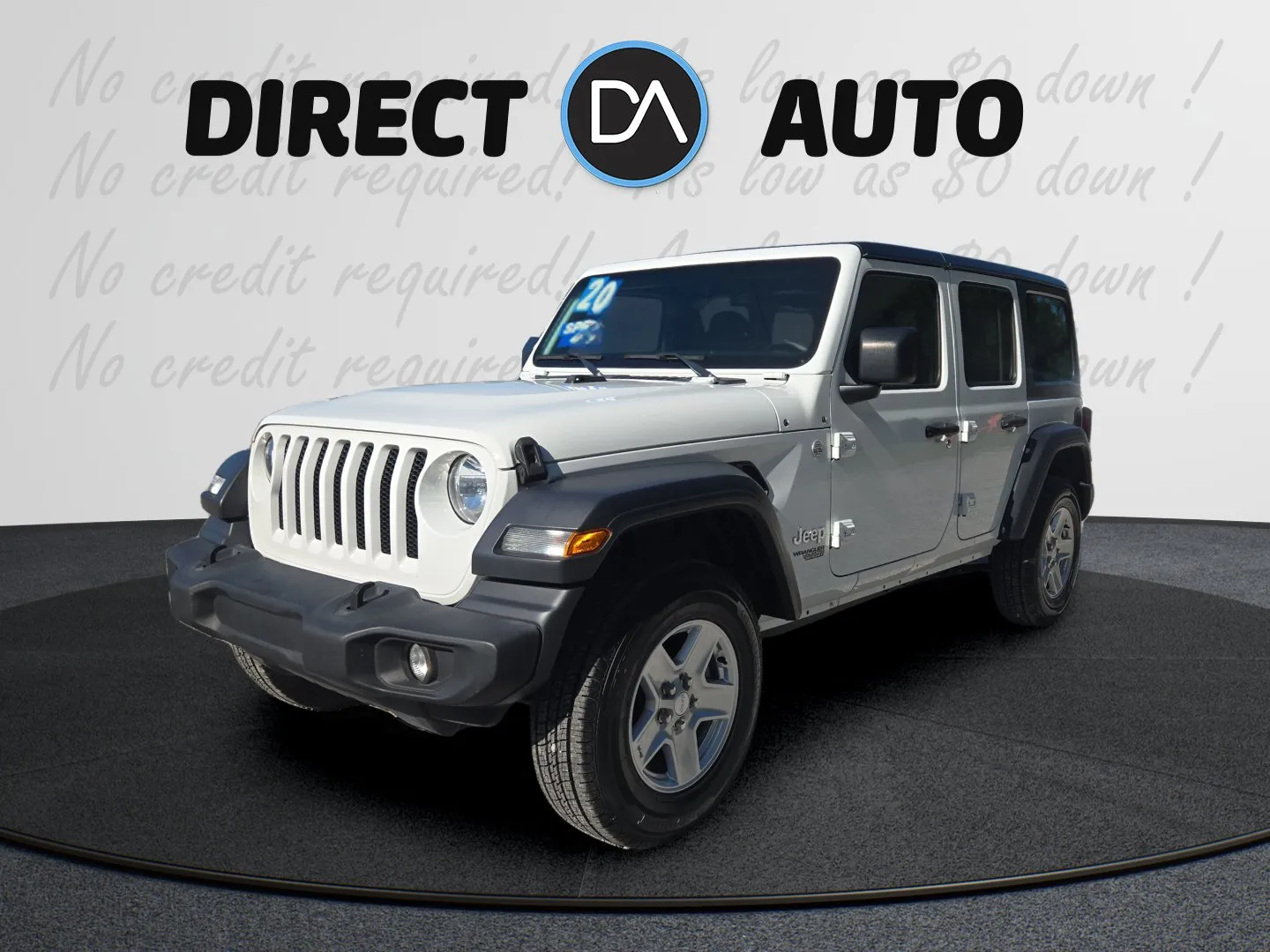 White 2020 Jeep Wrangler Unlimited Sport S for sale in Biloxi, MS