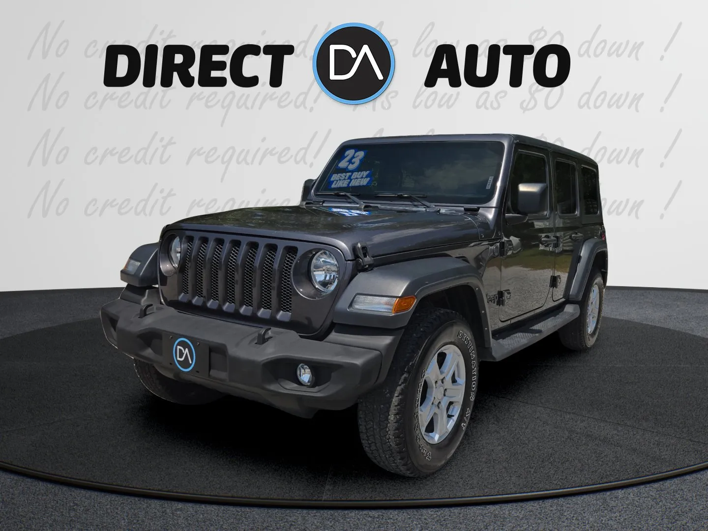 Gray 2023 Jeep Wrangler Sport S for sale in Biloxi, MS