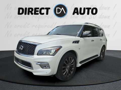 White 2017 INFINITI QX80 Limited for sale in Biloxi, MS