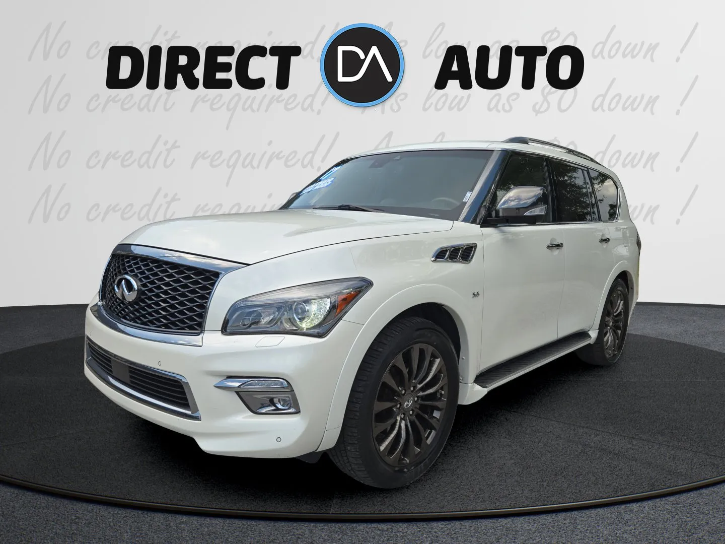 White 2017 INFINITI QX80 Limited for sale in Biloxi, MS