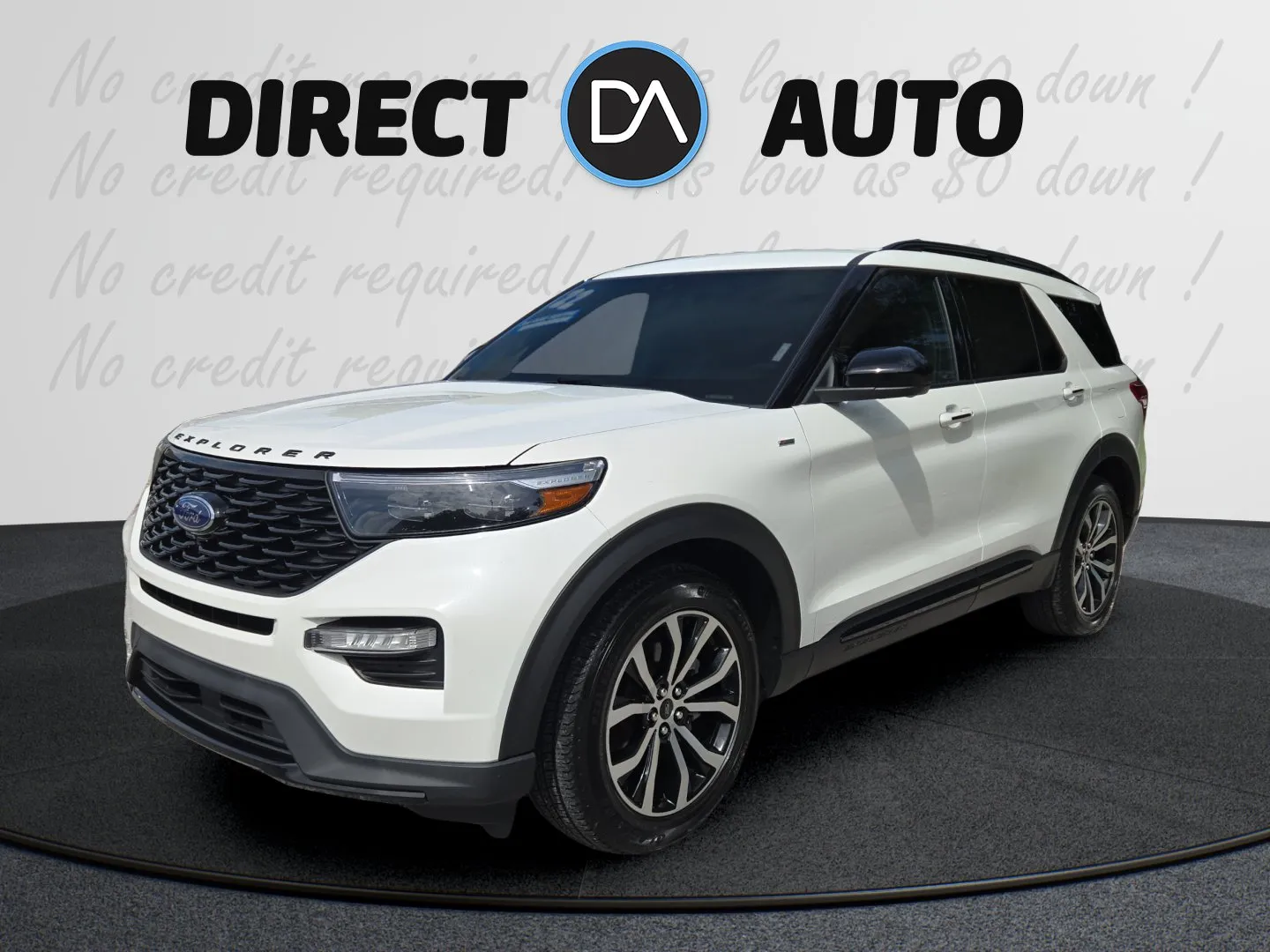 White 2022 Ford Explorer ST-Line for sale in Biloxi, MS