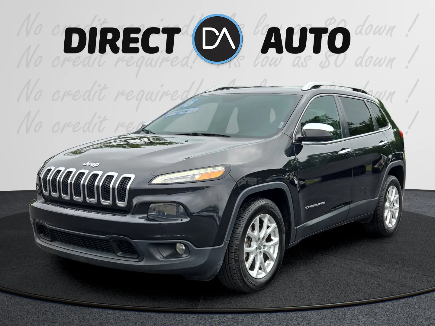 Black 2016 Jeep Cherokee Latitude for sale in Biloxi, MS