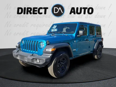 Blue 2020 Jeep Wrangler Unlimited Sport for sale in Biloxi, MS