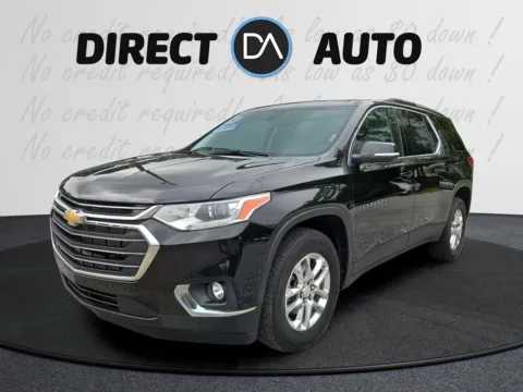 Black 2021 Chevrolet Traverse LT Cloth for sale in Biloxi, MS