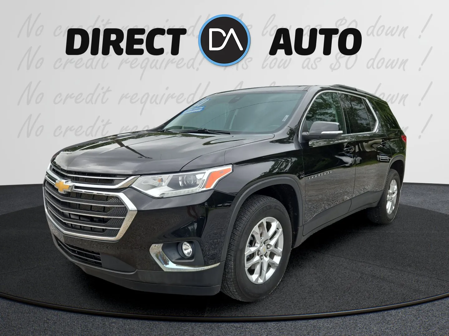 Black 2021 Chevrolet Traverse LT Cloth for sale in Biloxi, MS