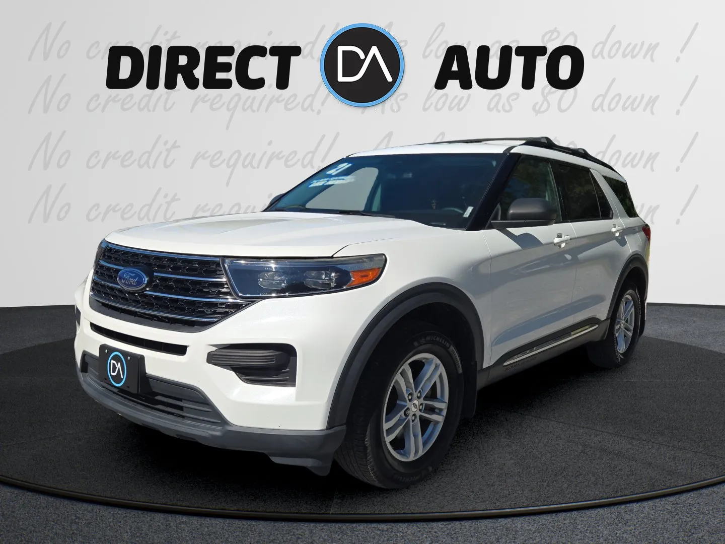 White 2021 Ford Explorer XLT for sale in Biloxi, MS