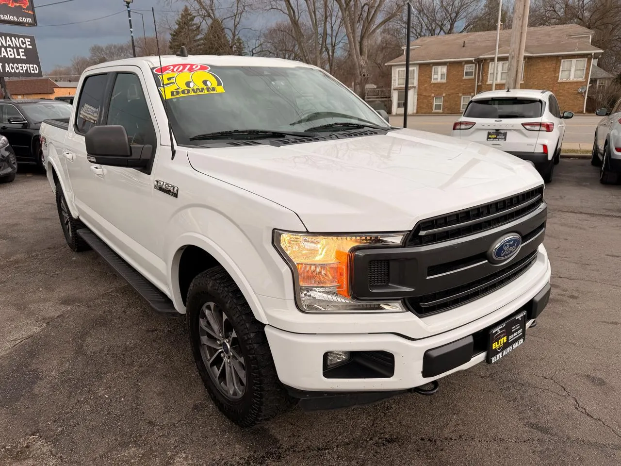 White 2019 FORD F-150 SUPERCREW for sale in Hobart, IN