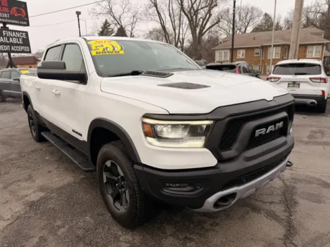White 2019 RAM 1500 REBEL for sale in Hobart, IN