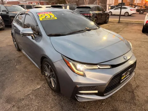 Gray 2020 TOYOTA COROLLA SE for sale in Hobart, IN