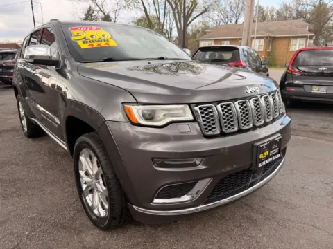 Gray 2019 JEEP GRAND CHEROKEE SUMMIT for sale in Hobart, IN