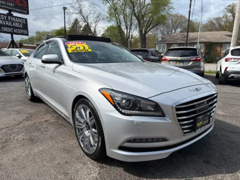 Silver 2017 GENESIS G80 BASE for sale in Hobart, IN