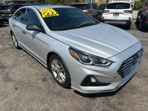 Silver 2018 HYUNDAI SONATA SPORT for sale in Hobart, IN
