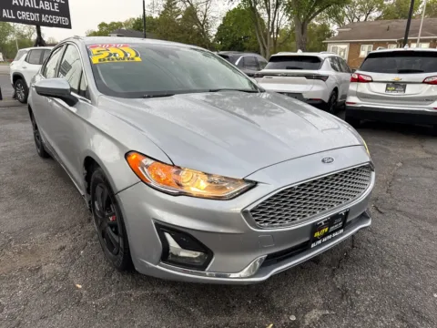 Silver 2020 FORD FUSION S for sale in Hobart, IN