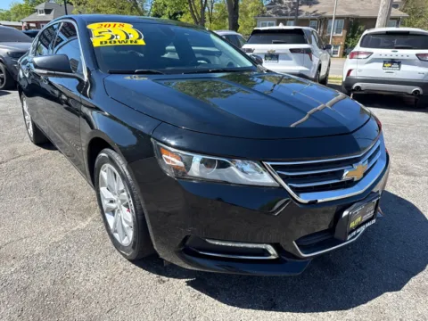 Black 2018 CHEVROLET IMPALA LT for sale in Hobart, IN
