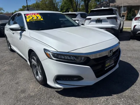 White 2019 HONDA ACCORD EXL for sale in Hobart, IN