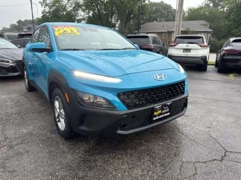 Blue 2022 HYUNDAI KONA SEL for sale in Hobart, IN