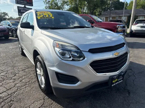 Silver 2017 CHEVROLET EQUINOX LS for sale in Hobart, IN